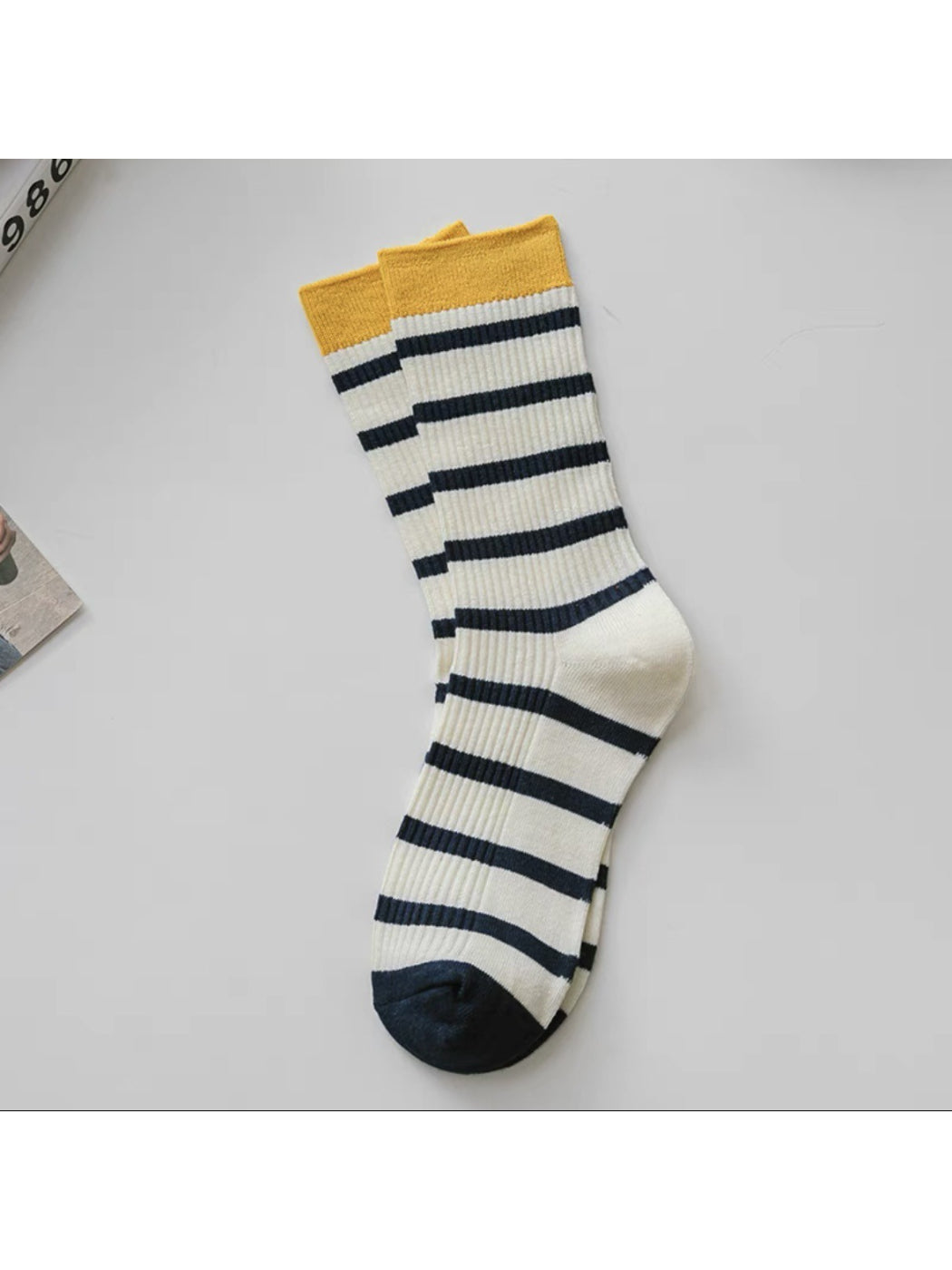 Rufia - Y2K Colorblock Stripe Crew Socks product image 3