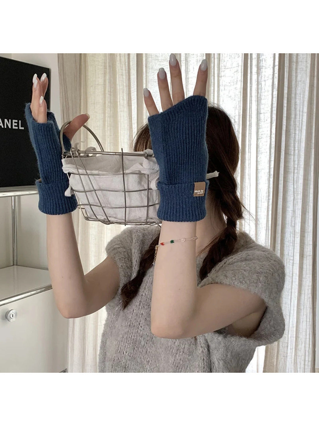 Gloving - Folded Cuff Fingerless Gloves