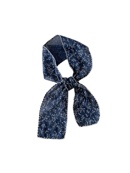 Scarvii - Floral Patchwork Narrow Scarf