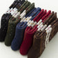 Rufia - Mid-Calf Winter Socks with Christmas Patterns - 5 Pairs/Pack