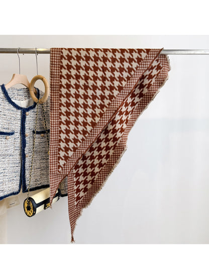 Scarvii - Houndstooth Wrap Scarf