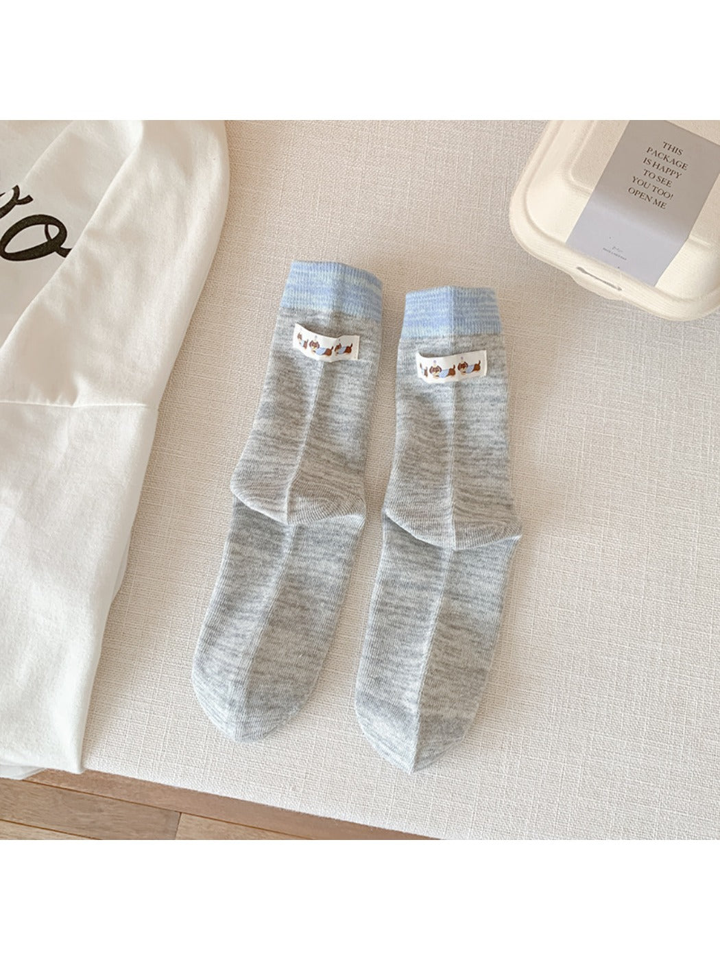 Rufia - Sweet Dog Label Mid-Calf Socks