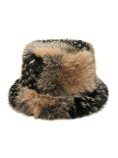 Haila Faux Fur Fuzzy Bucket Hat