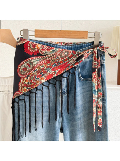 Scarvii - Printed Triangle Scarf