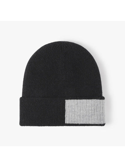 Haila - Colorblock Cuffed Knit Beanie
