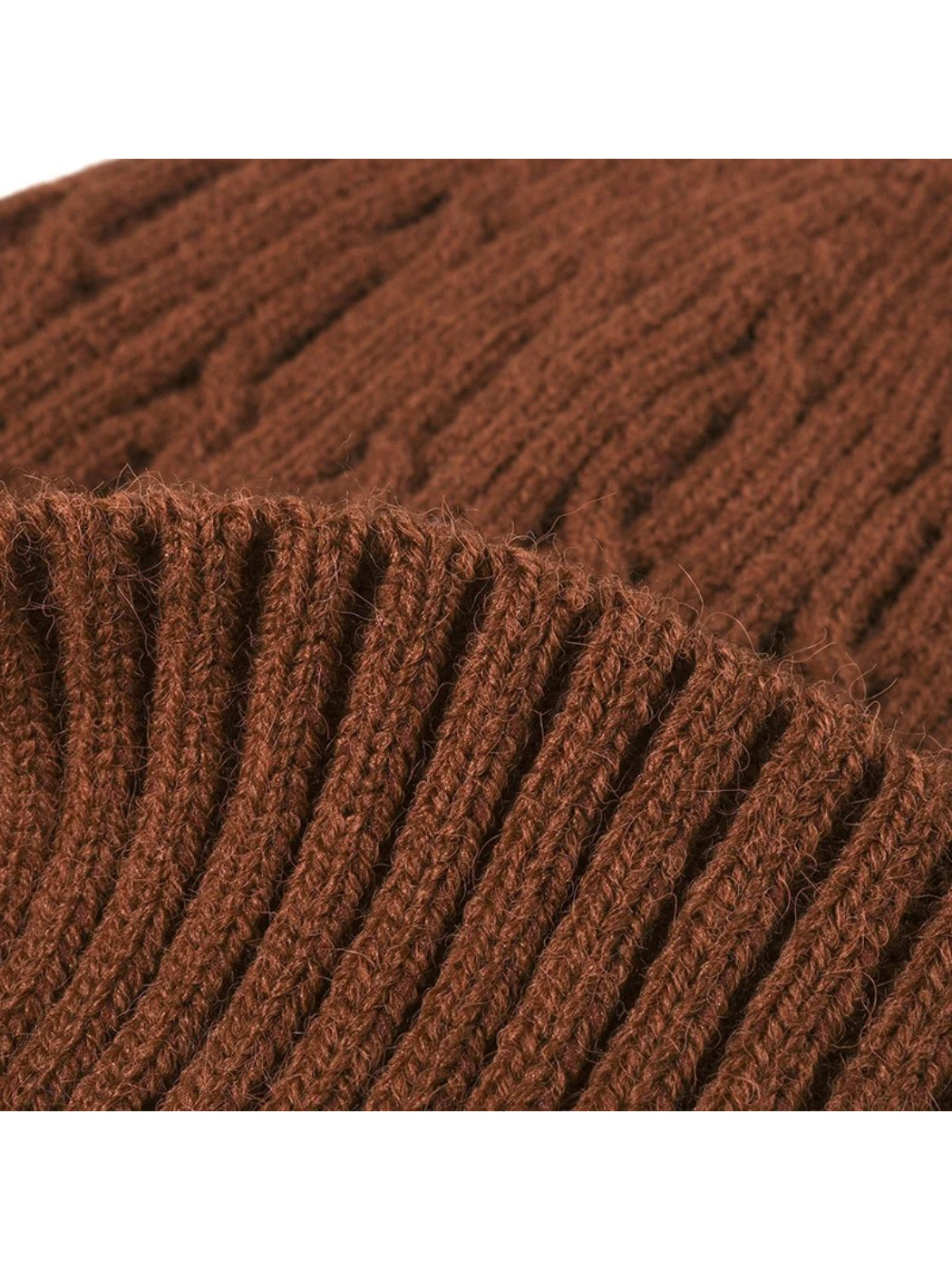 Haila - Fleece-Lined Cable-Knit Cuffed Beanie
