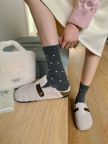 Rufia - Mini Dot Soft Knit Crew Socks