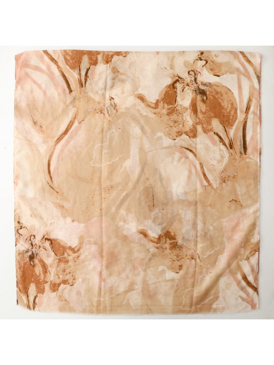 Scarvii - Gradient Style Scarf with Iris Print