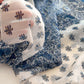 Scarvii - 27" Blue Paisley Summer Scarf - Lightweight & Stylish