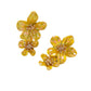 Earwish - Double Layer Flower Ear Studs - Minimalist & Elegant