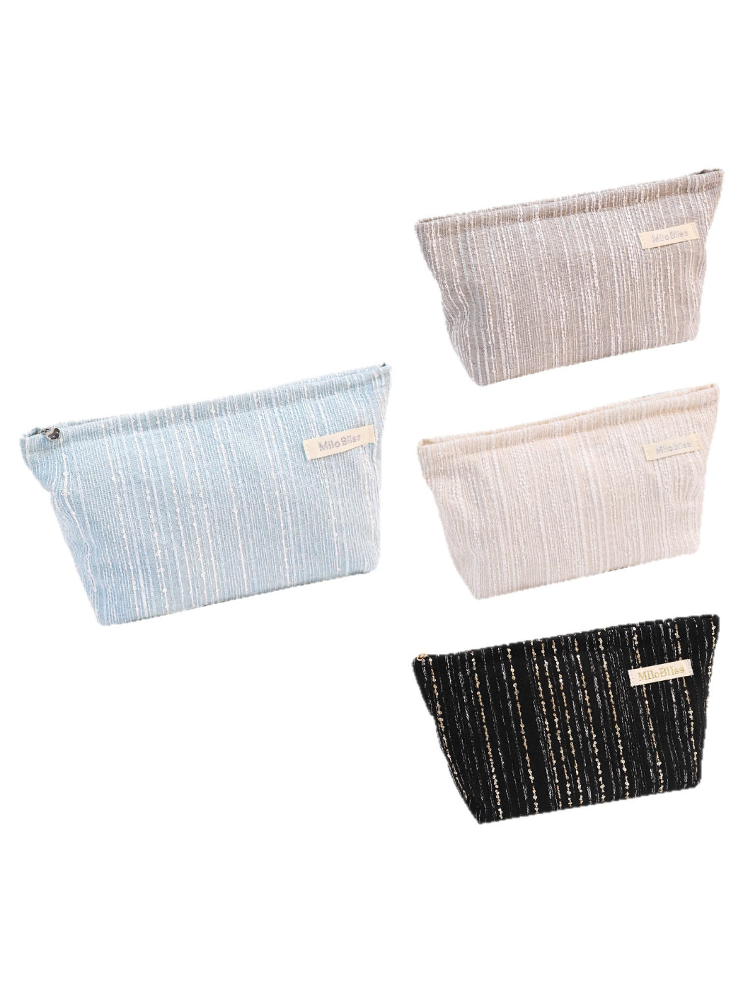 Top view of Cosbai Classic Daily Cosmetic Bag displaying its rectangular form