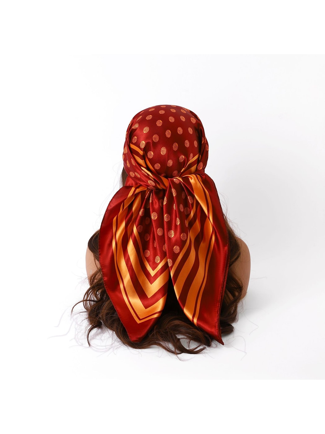 Scarvii - Elegant Polka Dot Neck Scarf