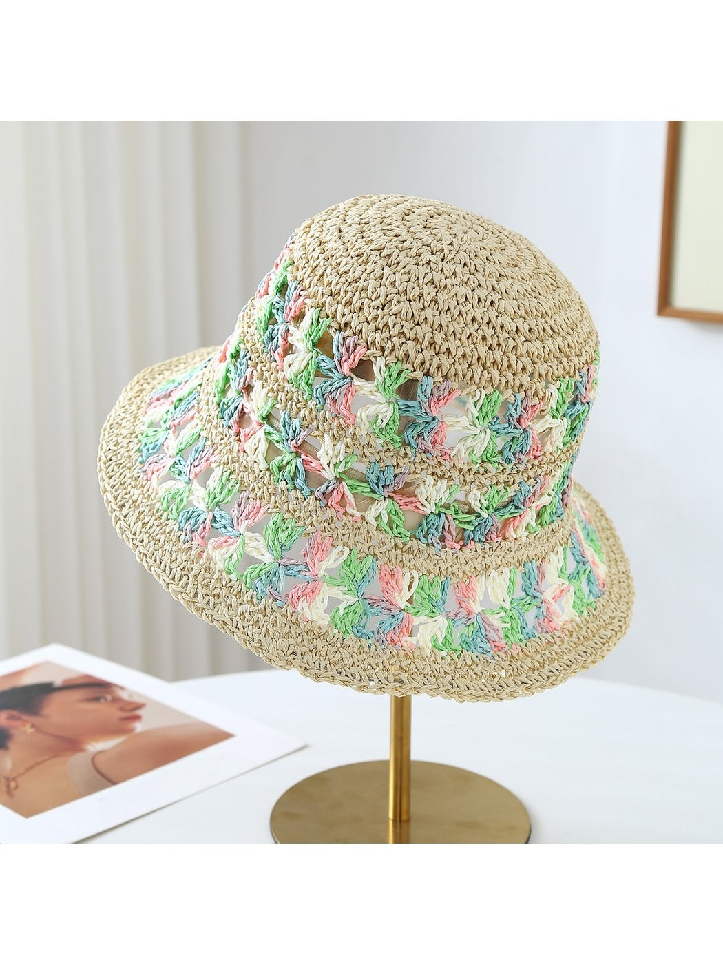 Haila - Women's Foldable Floral Bucket Hat for Summer
