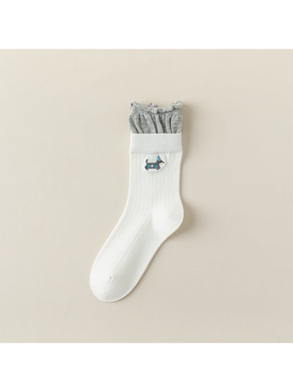 Rufia - Playful Puppy Ruffle Crew Socks product image 8