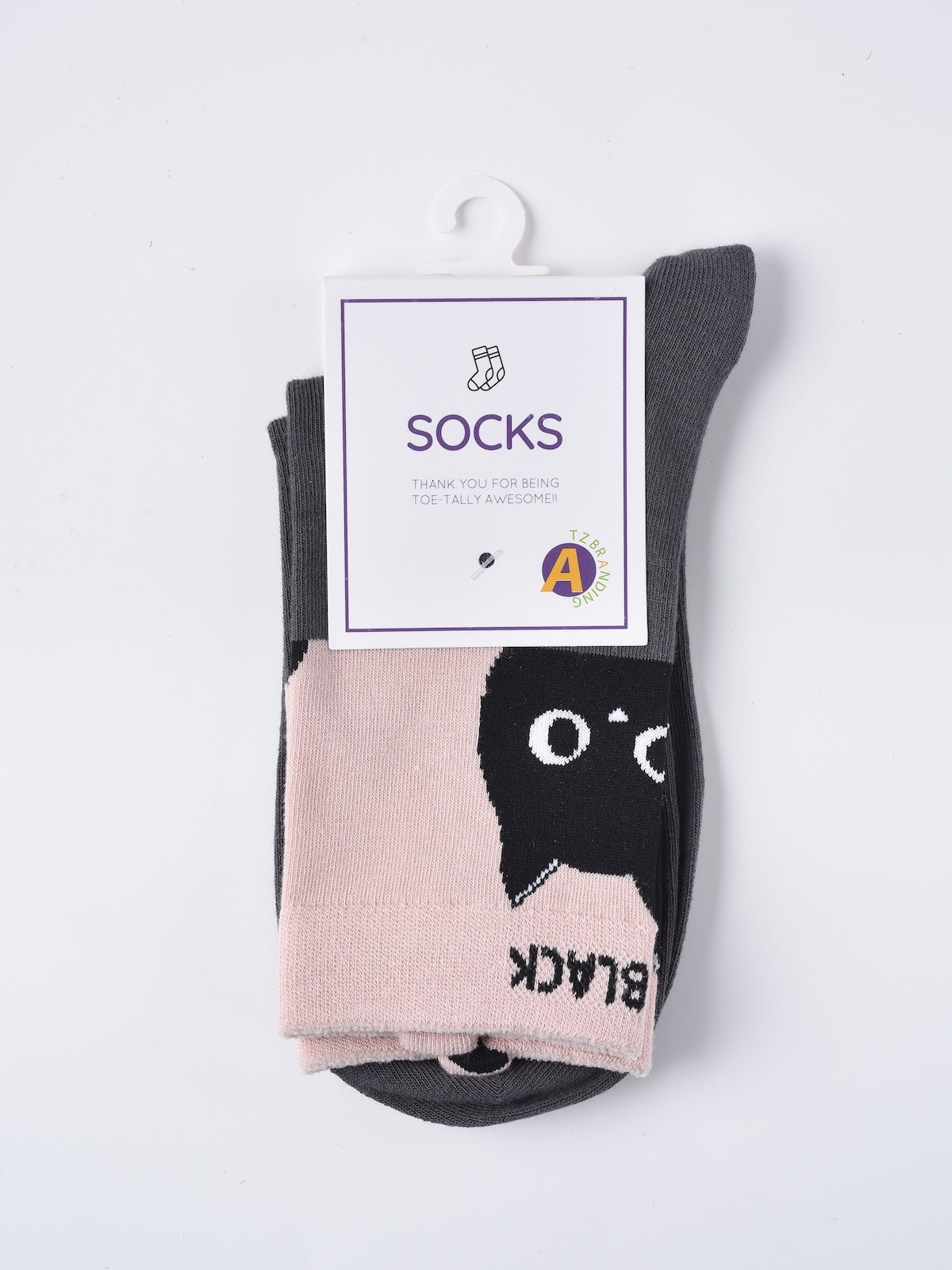 Rufia - Cute Cartoon Cat Mid-Calf Socks