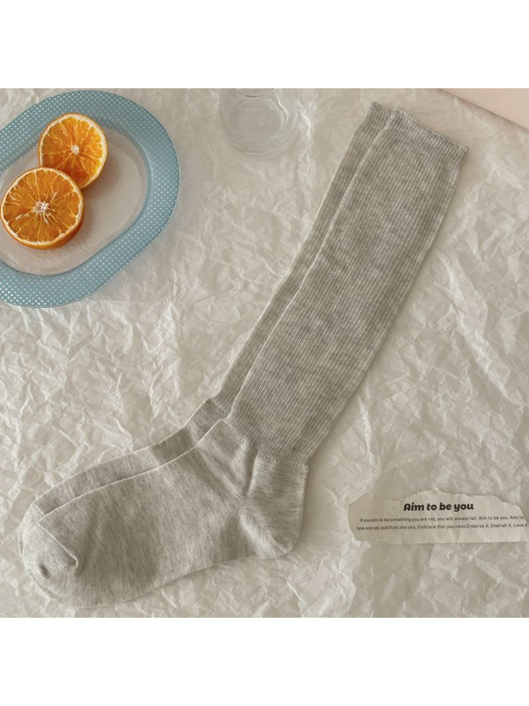 Rufia - Classic Rib Knit Crew Socks product image 6