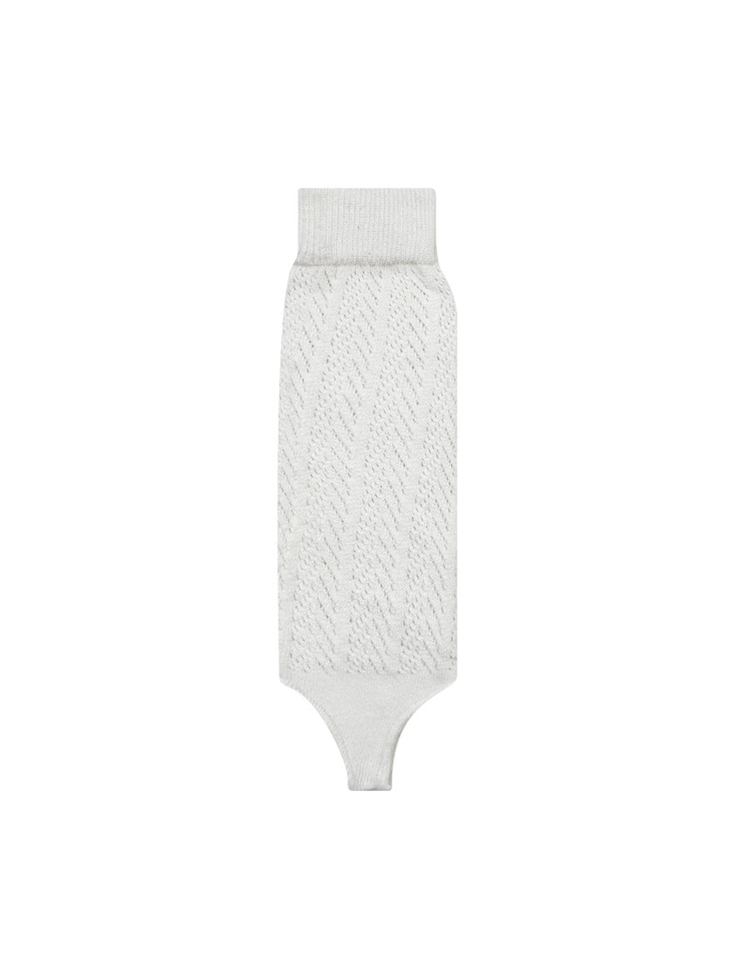 Cozyra - Solid Openwork Stirrup Leg Warmers