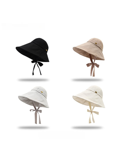 Haila - Wide Brim Round Top Bucket Hat