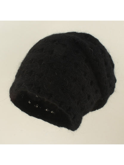 Haila - Solid Color Pull-On Knit Beanie