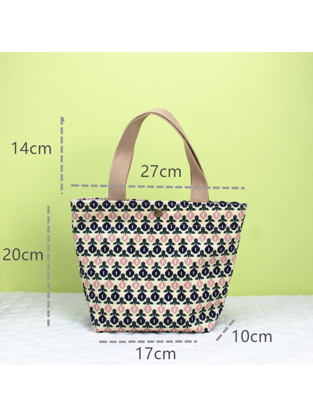 Cosbai - Soft Hand-Carry Printed Pattern Bag