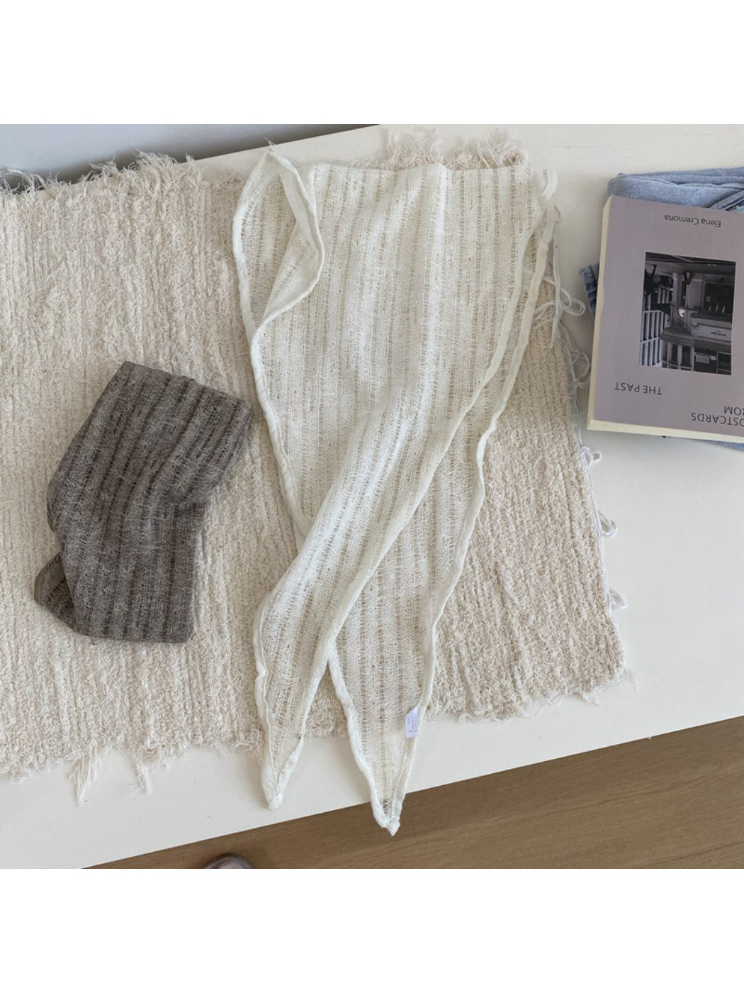 Scarvii Lightweight Sheer Triangle Scarf