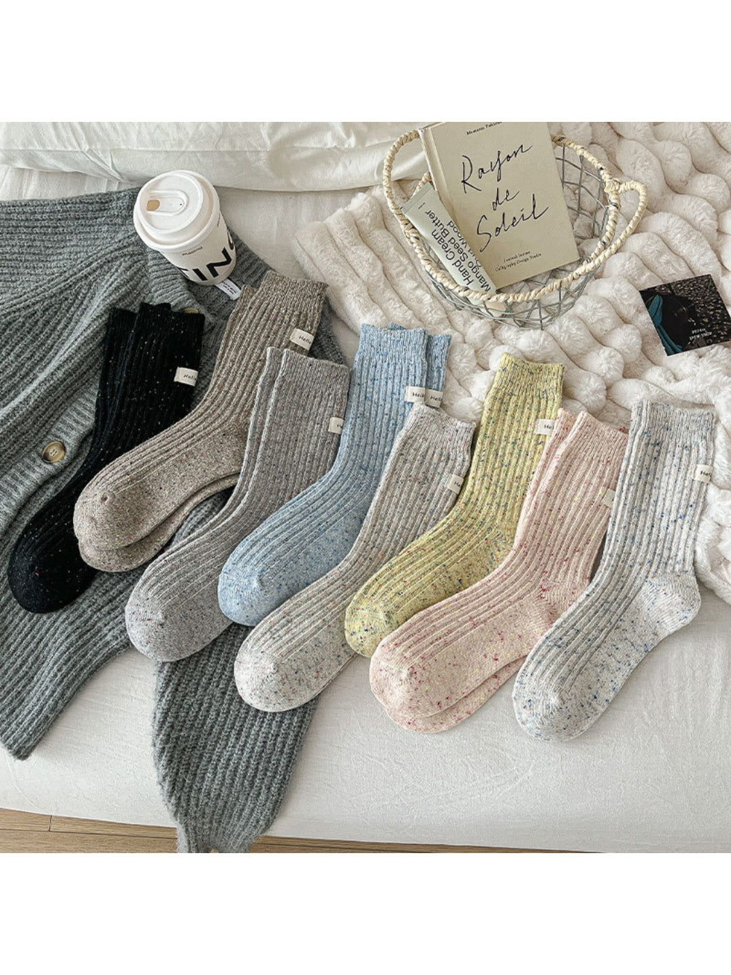 Rufia - Color Fleck Crew Socks product image 1