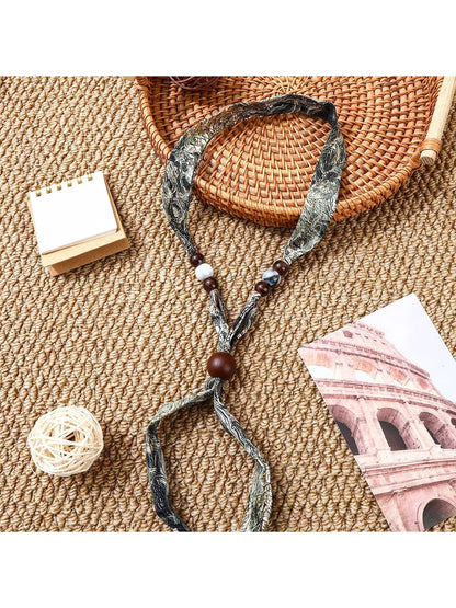 Scarvii - Printed Boho Narrow Neck Scarf