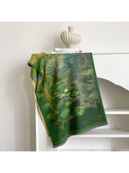 Scarvii - Vintage Abstract Art Paisley Print Scarf & Wrap