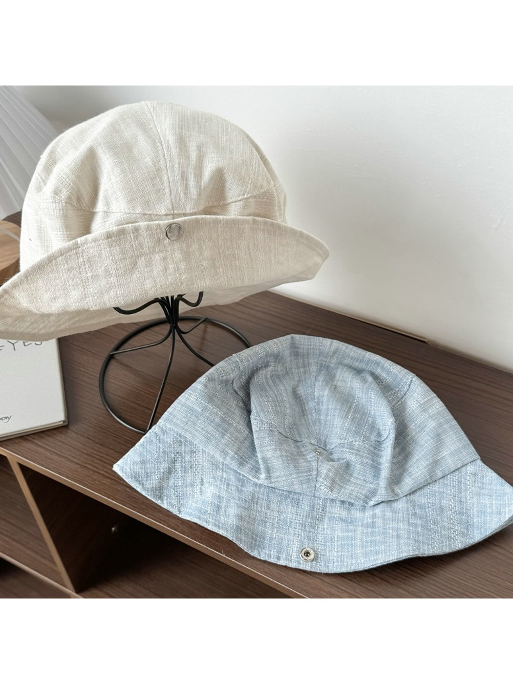 Haila - Simple Pattern Wide Brim Bucket Hat