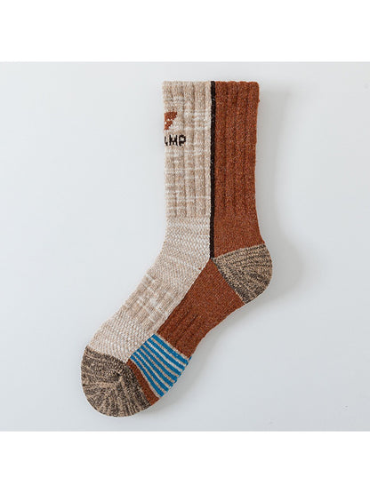 Rufia - Mixed Knit Crew Socks