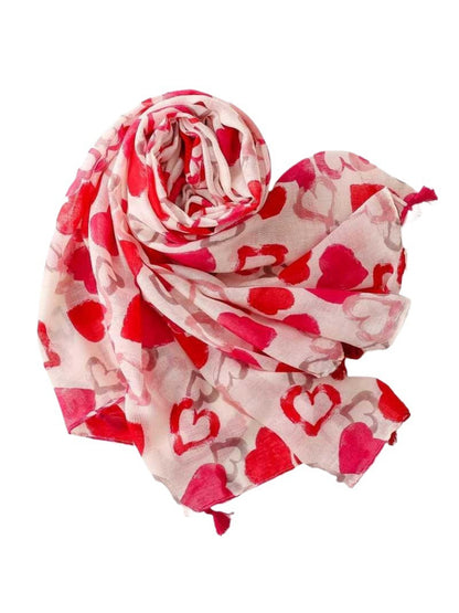 Scarvii - Soft Heart Illustration Everyday Scarf