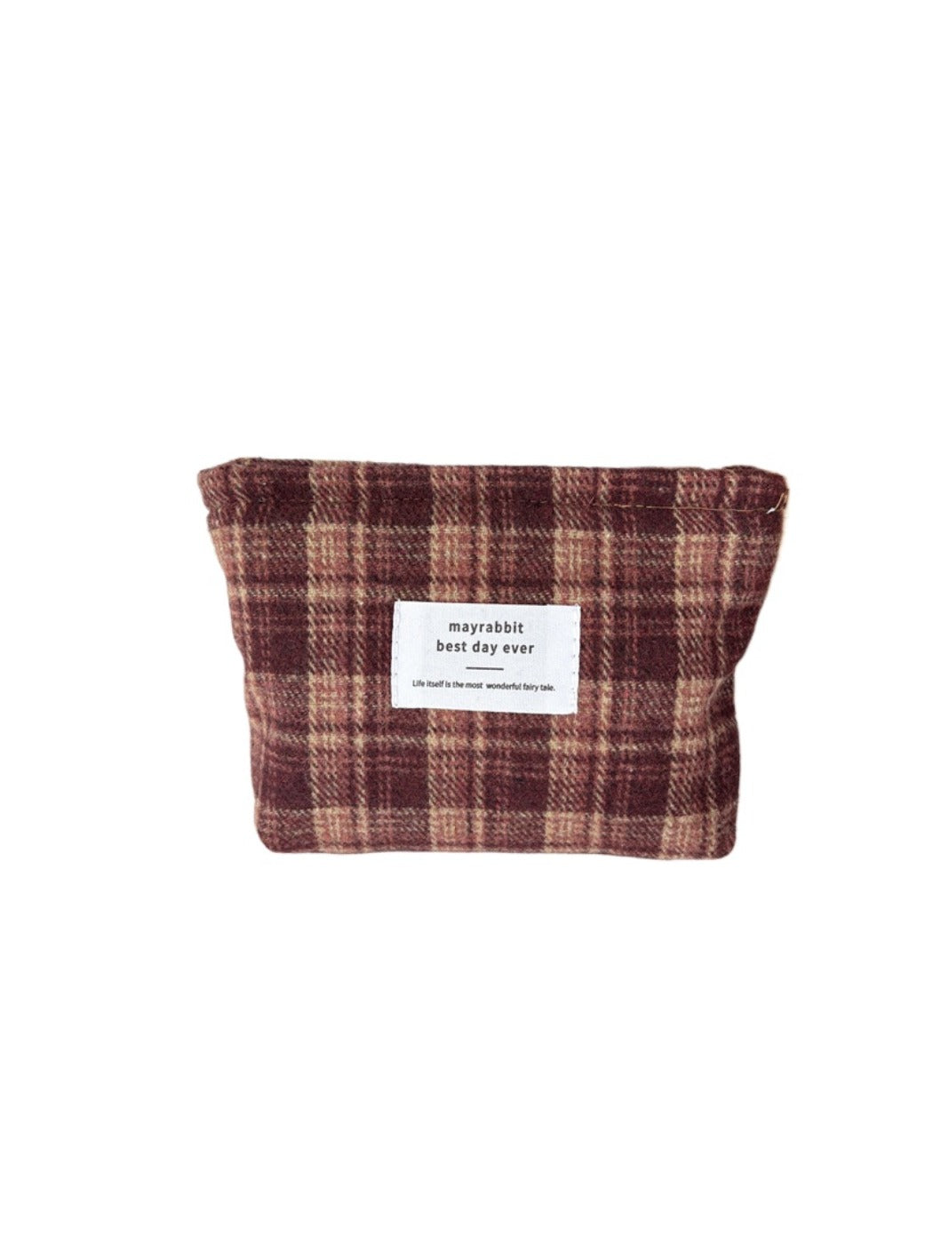 Cosbai – Vintage Plaid Toiletry & Cosmetic Bag