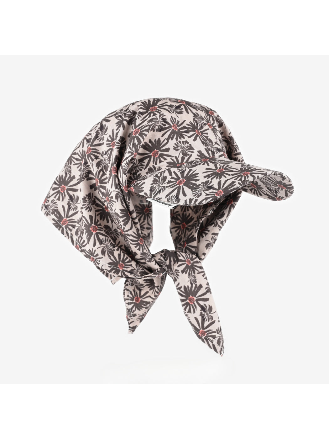 Back view of Haila visor cap displaying the strap and closure