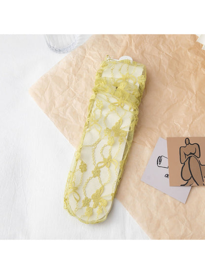 Rufia - Soft Lace Sheer Socks