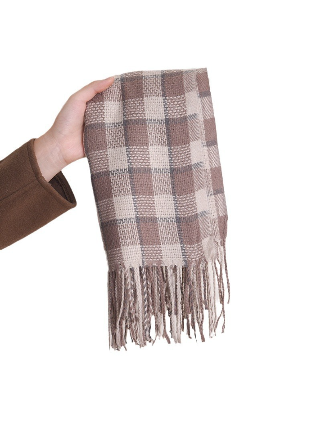 Scarvii - Soft Plaid Winter Scarf
