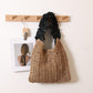 Cosbai - Ruffle Trim Crochet Sling Bag - Vintage & Chic