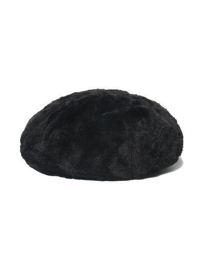 Haila Fuzzy Plush Beret
