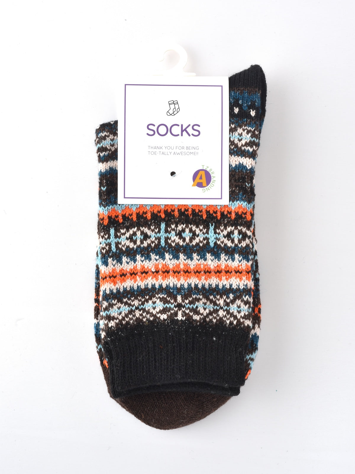 Rufia - Knitted Mid-calf Winter Socks with British Style