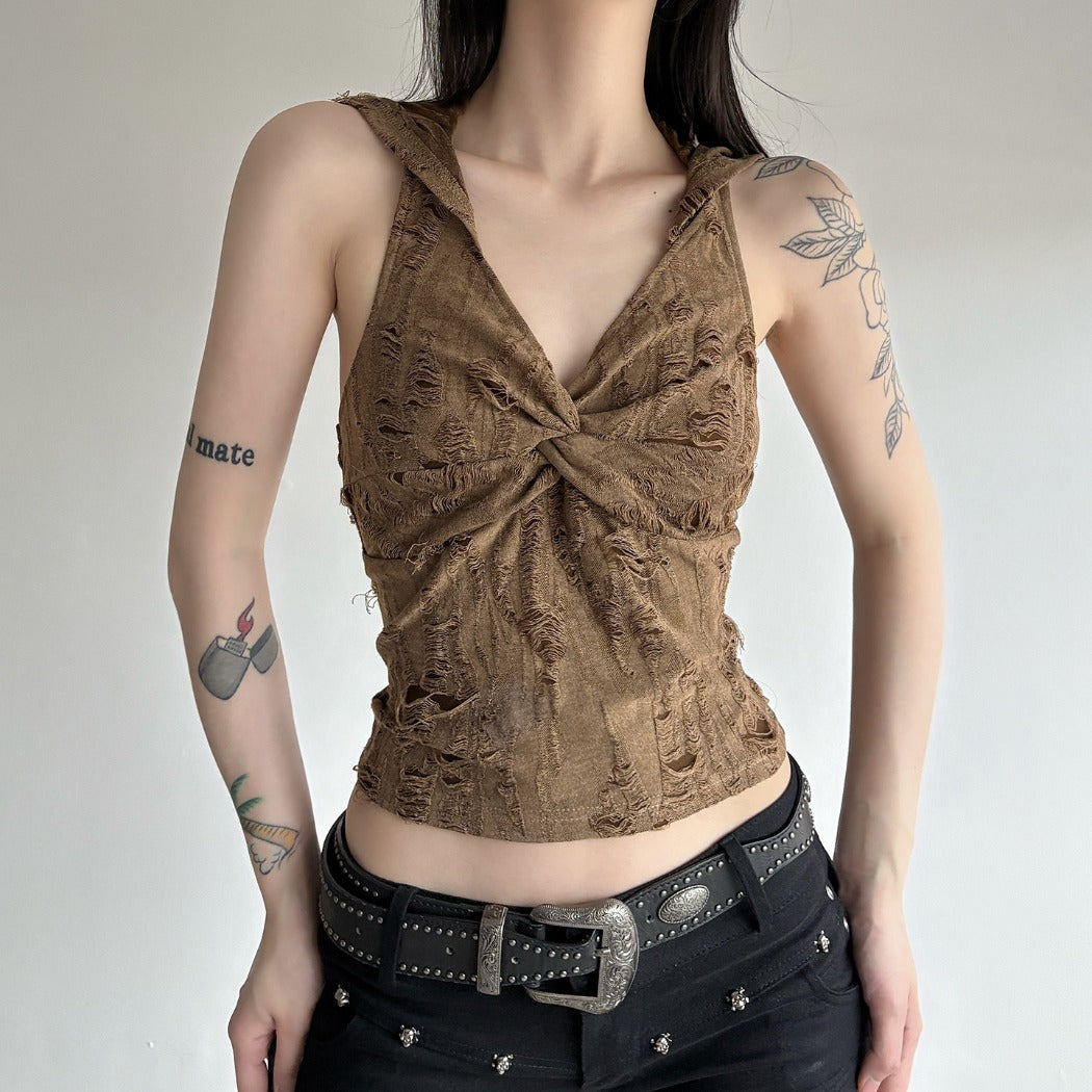 Vesty - Wasteland Hood Cami - Industrial Edge