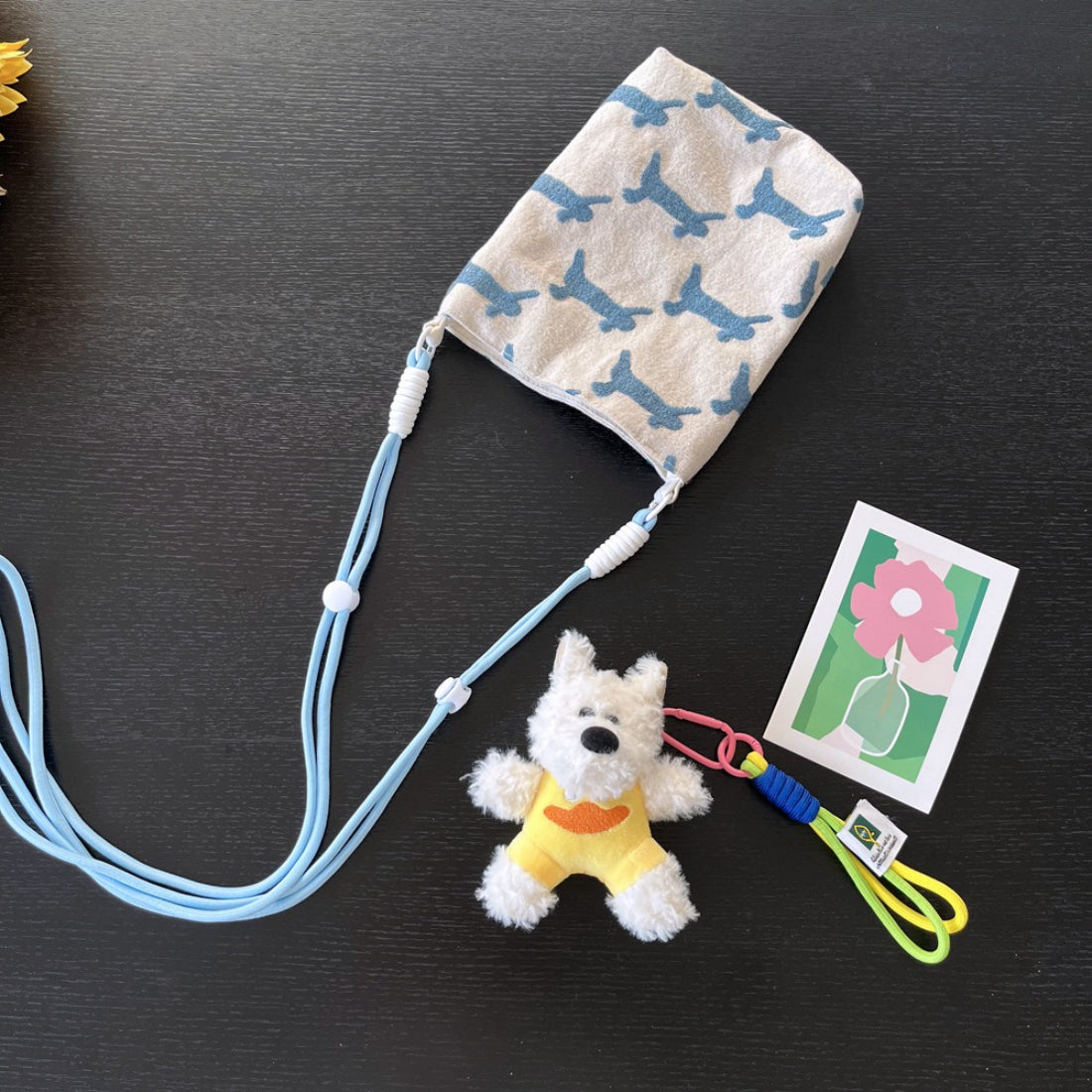 Dog Print Mini Crossbody Bag detail view