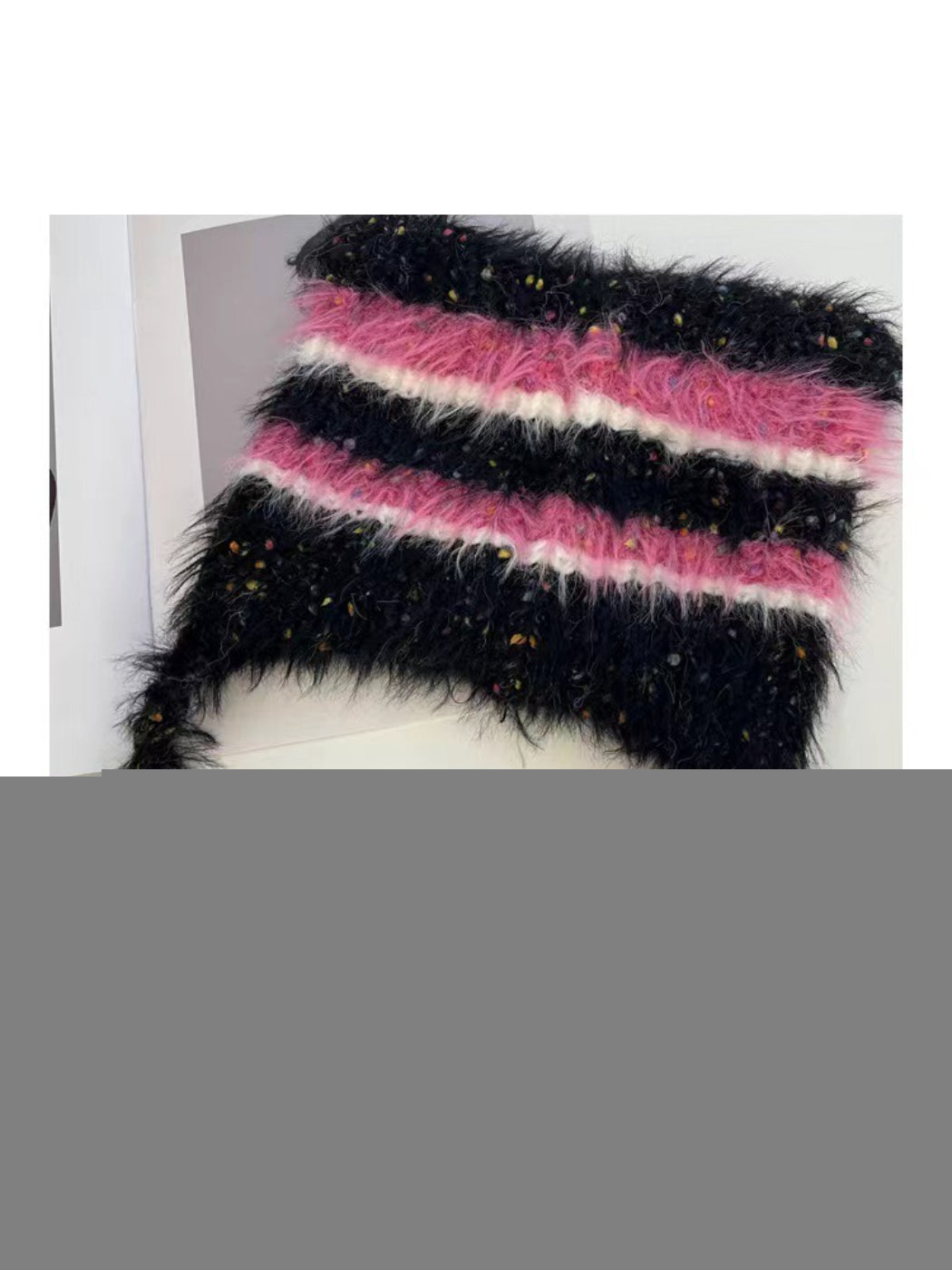 Haila - Street Stripe Faux Fur Hat