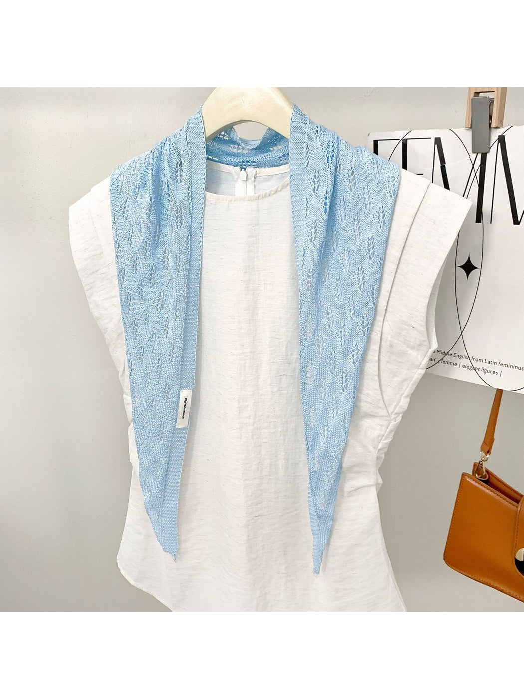 Scarvii - Sweet Style Knit Look Triangle Bandana