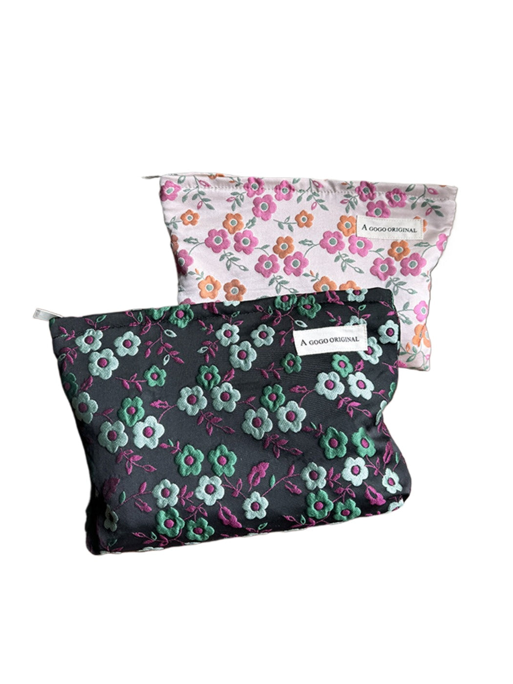 Cosbai - Makeup Bag & Pouch with Floral