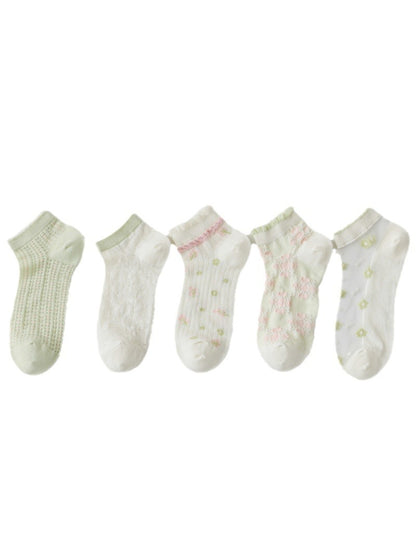 Rufia - Soft Floral Lace Ankle Socks product image 1