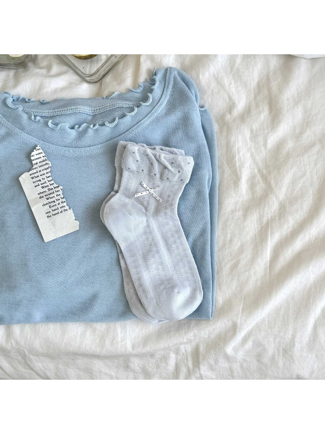 Rufia - Sweet Bow Polka Dot Ankle Socks