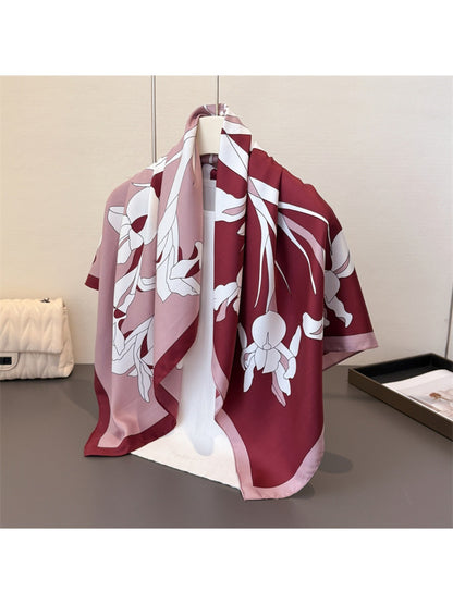 Scarvii - Vintage Floral Square Scarf