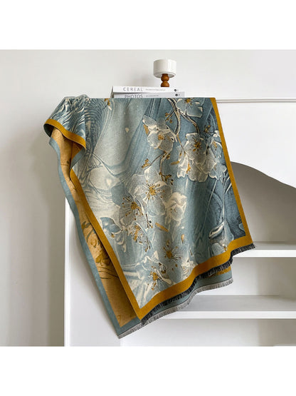 Scarvii - Vintage Abstract Art Paisley Print Scarf & Wrap