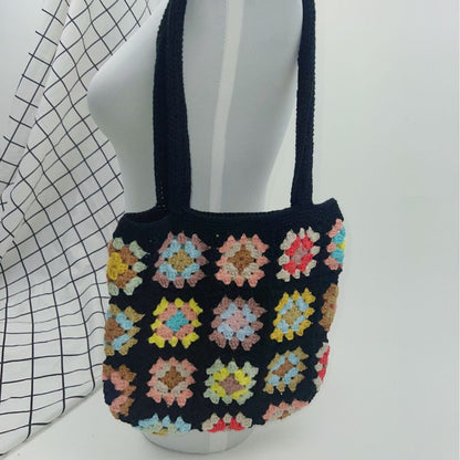 Cosbai - Boho Pattern Woven Tote Bag – 2 Colors