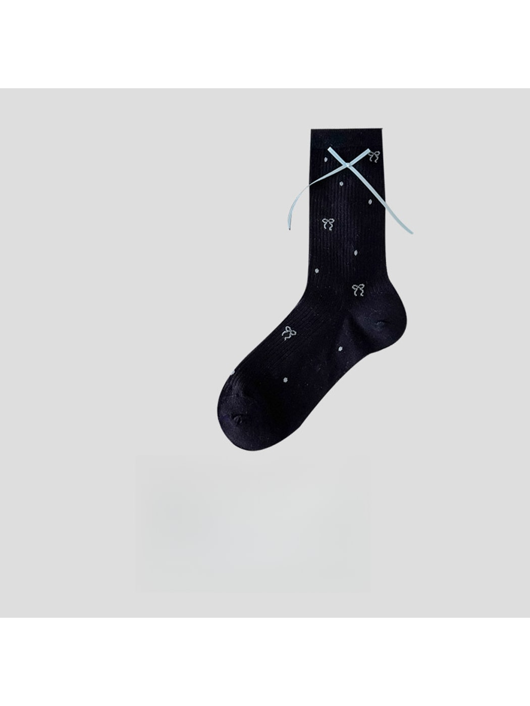 Rufia - Bow and Polka Dot Crew Socks