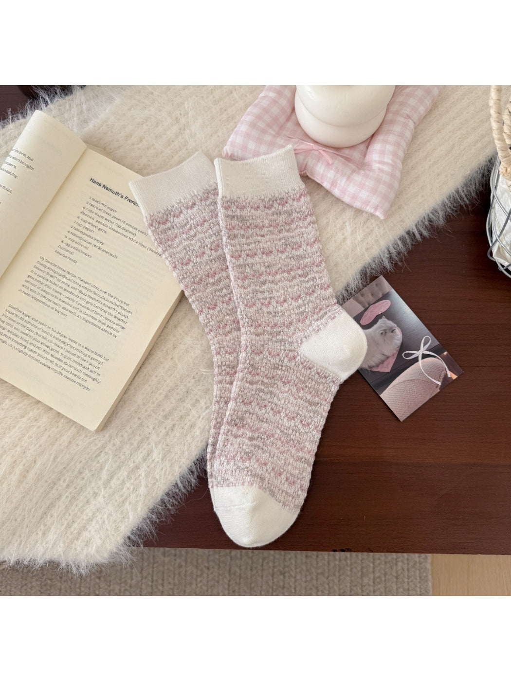 Rufia - Soft Tweed Knit Crew Socks product image 12